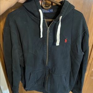 Mens polo Ralph Lauren full zip hoodie sz XL